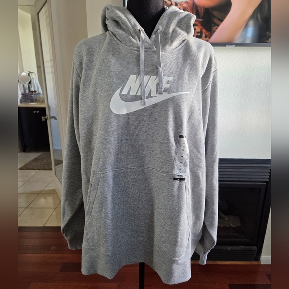 Nike Tops - Nike Women's Heather Gray Hoodie